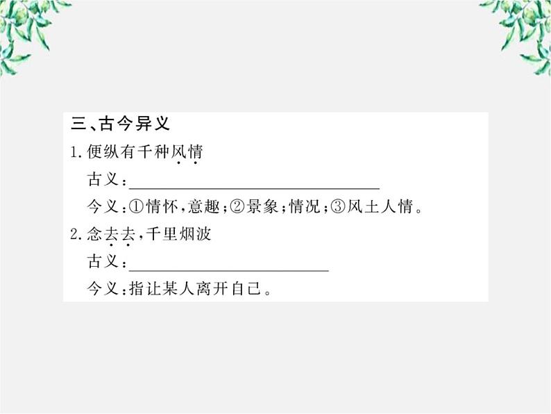 版高中语文课时讲练通课件：2.4《柳永词两首》（新人教版必修4）1125第6页