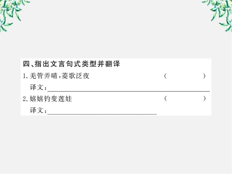 版高中语文课时讲练通课件：2.4《柳永词两首》（新人教版必修4）1125第7页