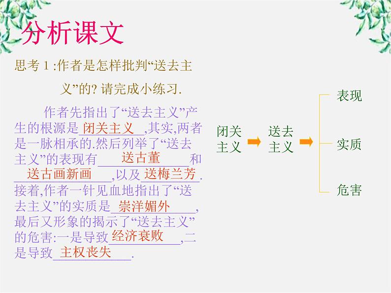 年高二语文暑期备课课件：3.8《拿来主义》2（新人教版必修4）1333第5页