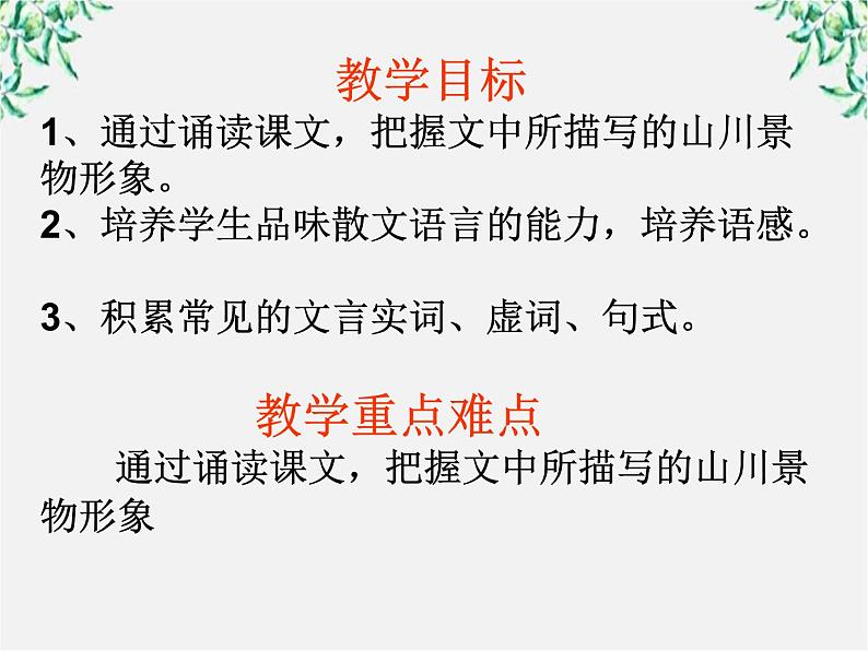 《语文新人教选修《中国古代诗歌散文欣赏》：过小孤山大孤山》精品课件2第2页