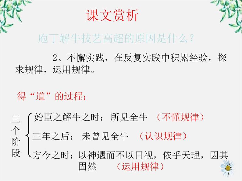 高中语文之《庖丁解牛》1(人教版选修)课件PPT第8页