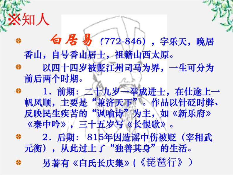 青海省西宁市高二语文《长恨歌》课件 中国古代诗歌散文欣赏（新人教版选修）05