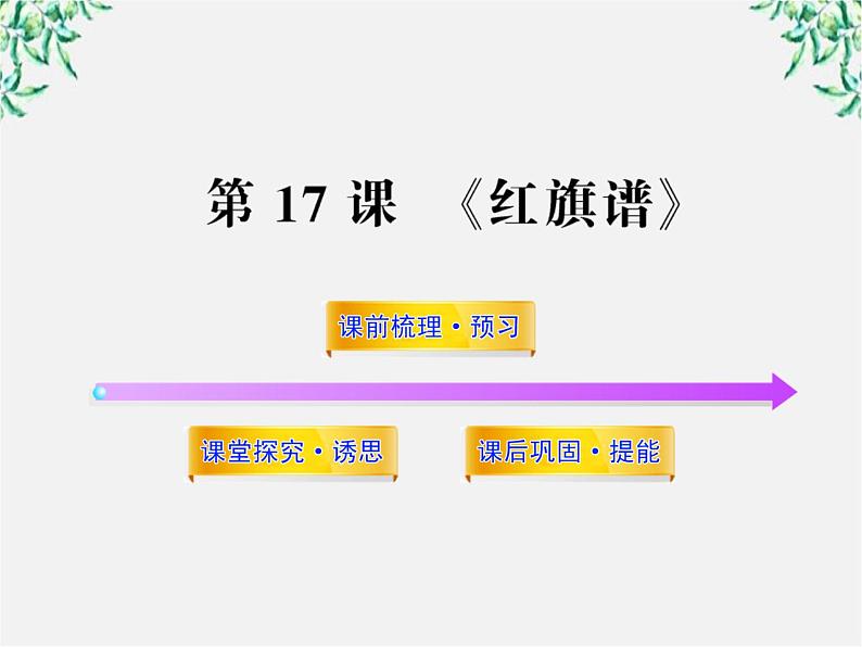 高中语文课时讲练通配套课件：《红旗谱》（新人教版·选修）01