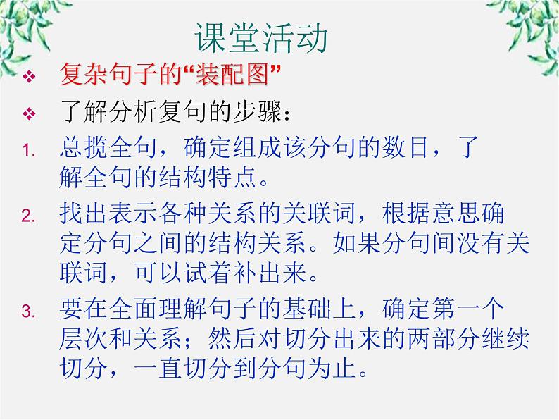 高中语文人教版选修大全：《句子“手牵手”——复句和关联词》课件205