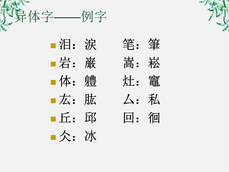 高中语文人教版选修大全：《规矩方圆──汉字的简化和规范》课件04