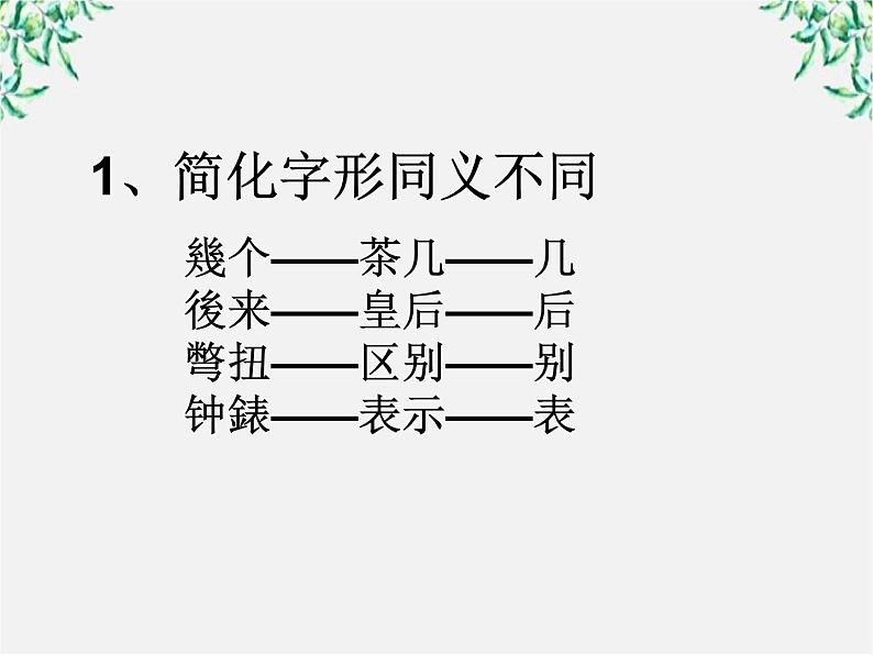 高中语文人教版选修大全：《规矩方圆──汉字的简化和规范》课件1第4页