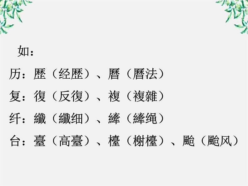 高中语文人教版选修大全：《规矩方圆──汉字的简化和规范》课件1第7页