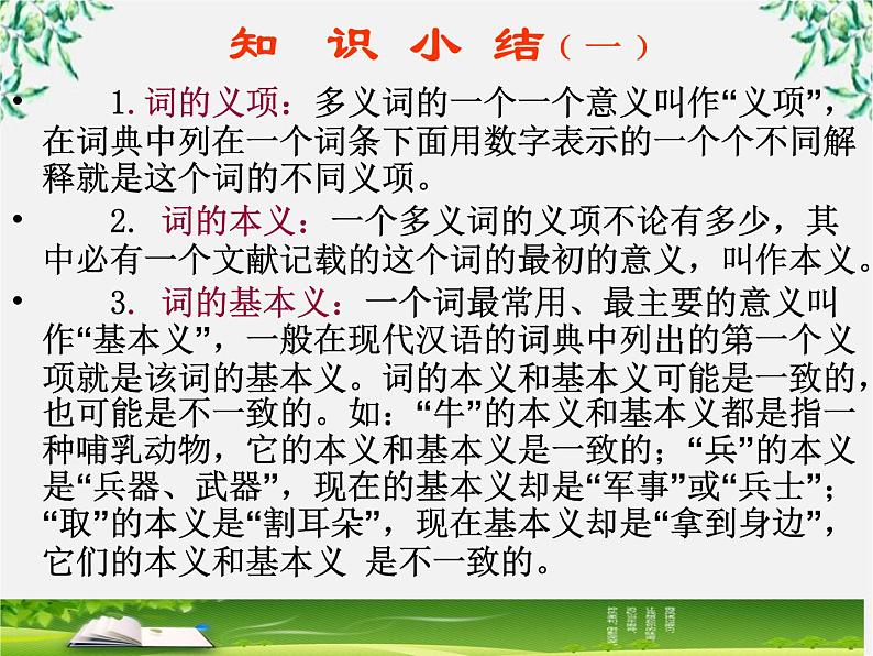 高中语文人教版选修大全：《看我“七十二变”──多义词》课件3第6页