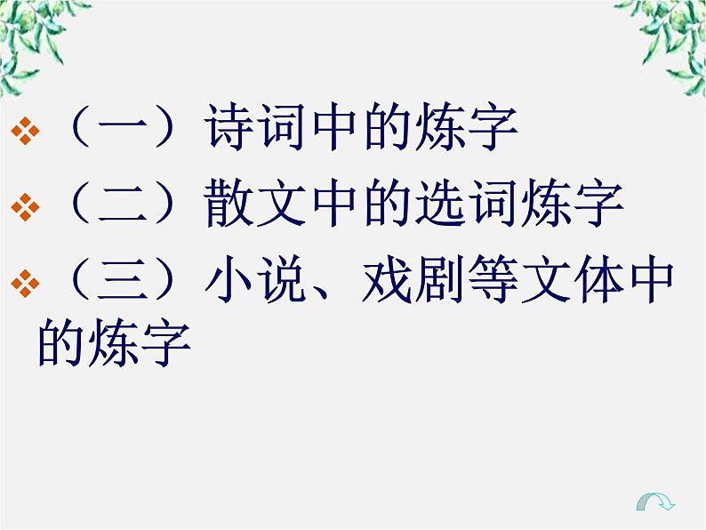 高中语文人教版选修大全：《语不惊人死不休——选词和炼句》课件603