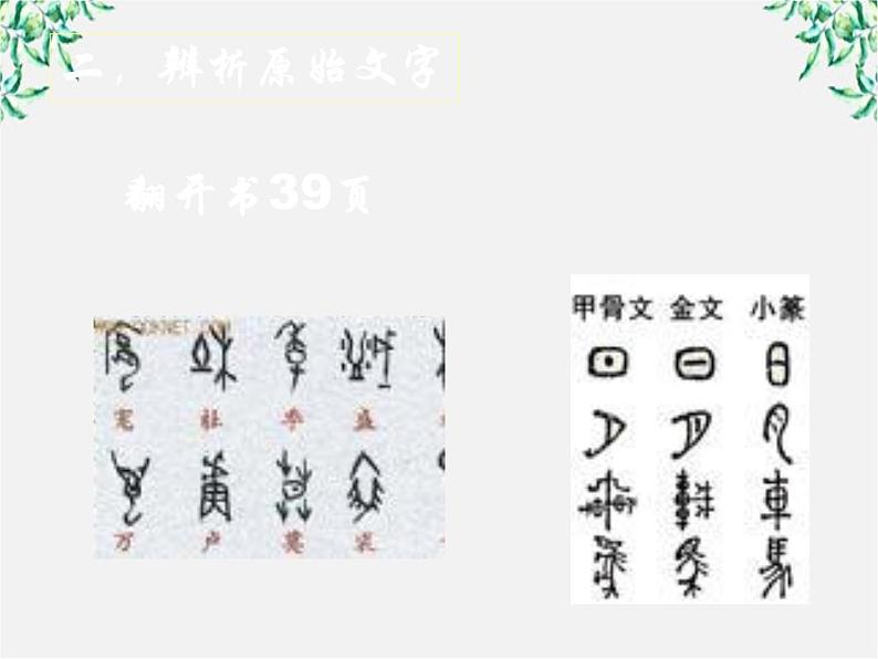 高中语文人教版选修大全：《字之初，本为画──汉字的起源》课件05