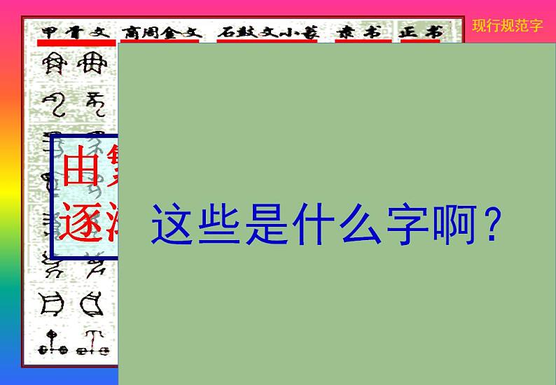 高中语文人教版选修大全：《规矩方圆──汉字的简化和规范》课件206