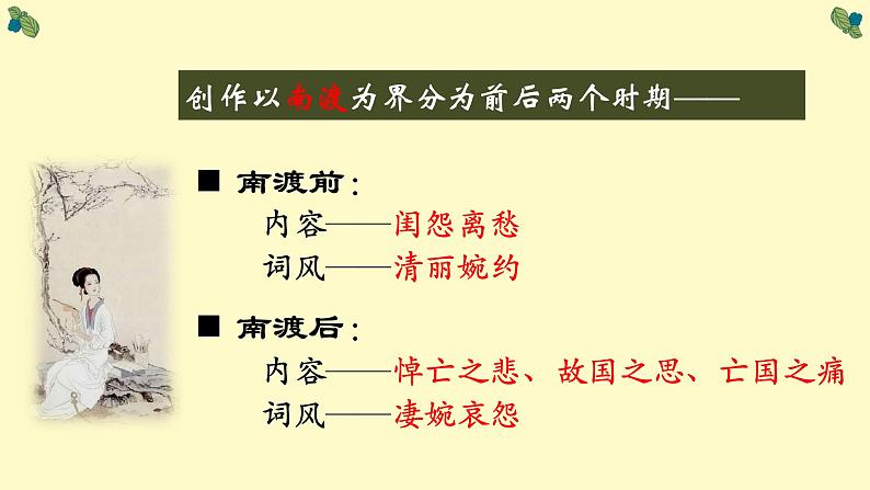 9.3《声声慢》课件19张2021-2022学年统编版高中语文必修上册第三单元第7页