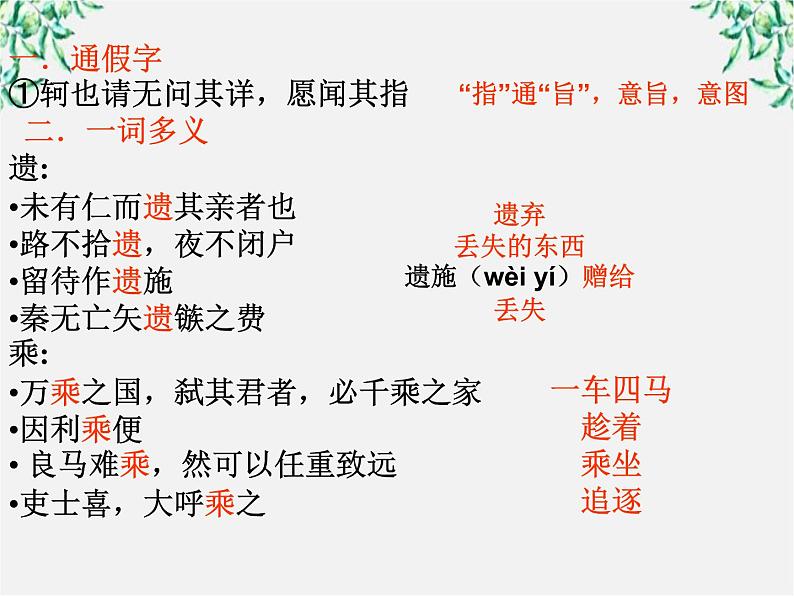 河南省新乡市原阳一中高中语文《王何必曰利》课件 新人教版选修第4页