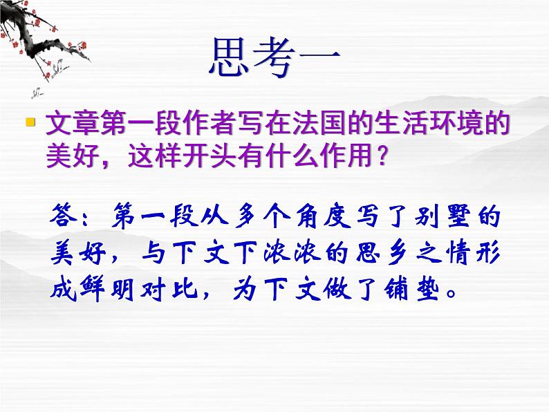 届高一语文同步课件：3.6.2《我心归去》3（苏教版必修1）73605