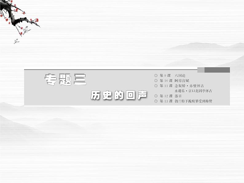 届高一（苏教版）必修二课件：专题三 第9课《六国论》687第2页