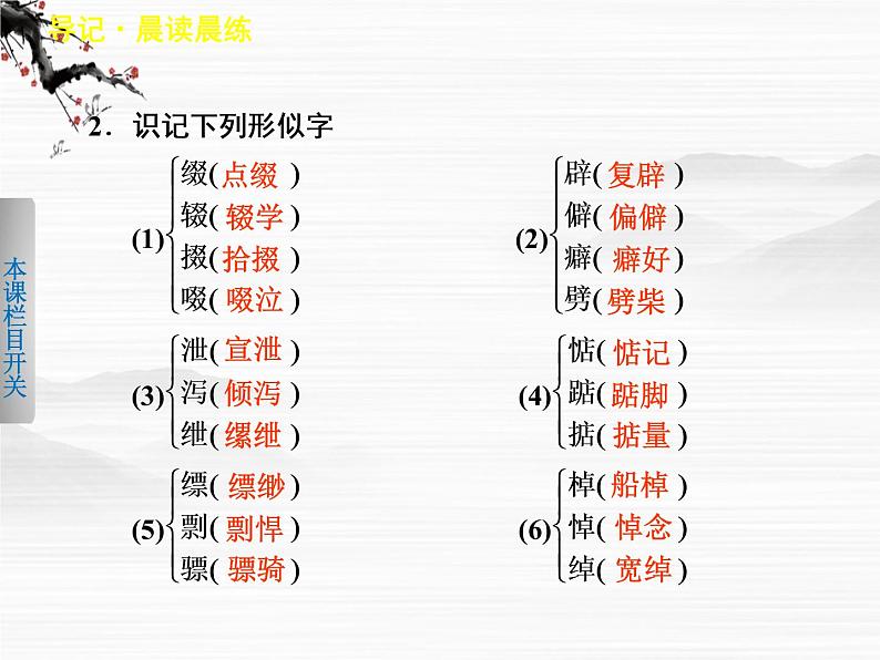 《学案导学设计》高一语文课件：4.1.1荷塘月色（苏教版必修2）845第7页