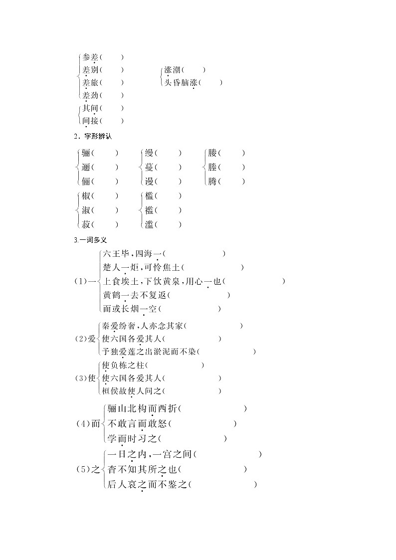 -学年高中语文苏教版必修二讲解与例题：专题3 阿房宫赋66502