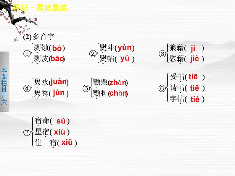 《学案导学设计》高一语文配套课件：1.1我与地坛（苏教版必修2）36405