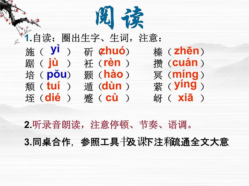 语文：《始得西山宴游记》课件（苏教版必修1）第5页