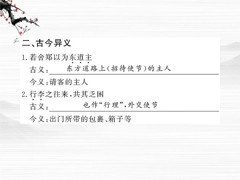 届高三语文一轮复习必修3：《烛之武退秦师》《谏太宗十思疏》课件 苏教版第3页