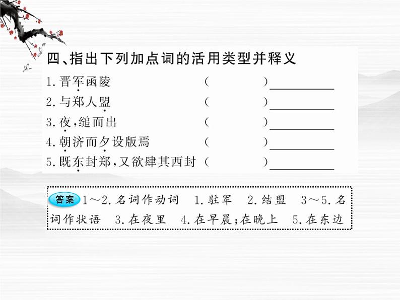 版高中语文课时讲练：4.1《烛之武退秦师》课件（苏教版必修3）08