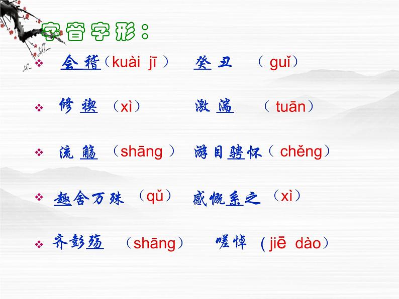 【ks5u参赛课件】语文：4.1.2《兰亭集序》（苏教版必修5）332505