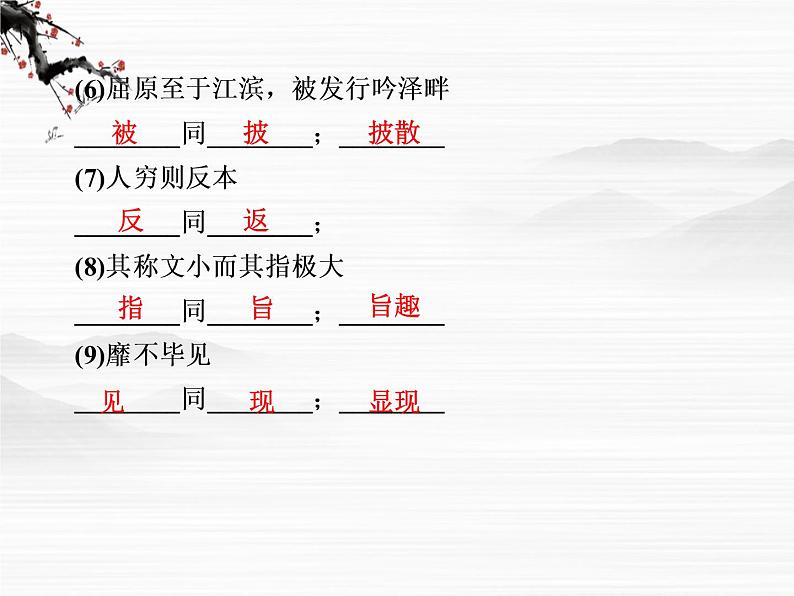 -学年高二语文同步课件：11屈原列传（苏教版选修《史记》选读）3451第8页