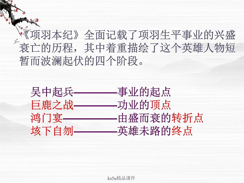 语文：《项羽本纪》课件（鲁人版选修《＜史记＞选读》）第7页