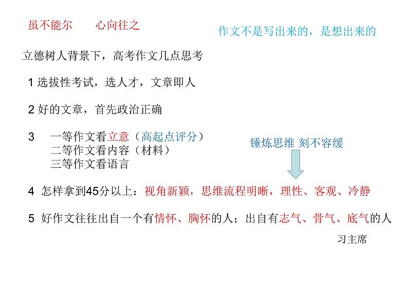 2022届高考写作指导：如何让你的作文看起来有那么一点点深刻课件21张第3页