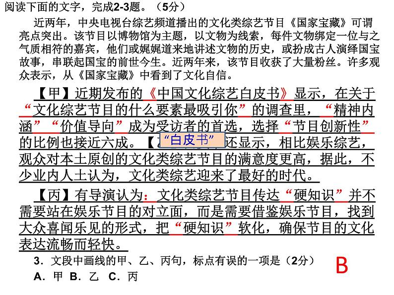 2022届高考语文复习标点符号的运用课件22张PPT第5页