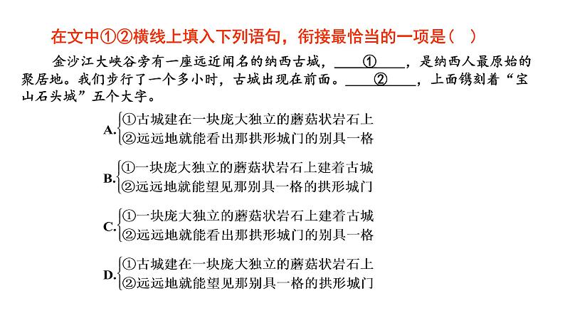 2022届高考专题复习：语言运用之“语句复位”（课件25张）第6页