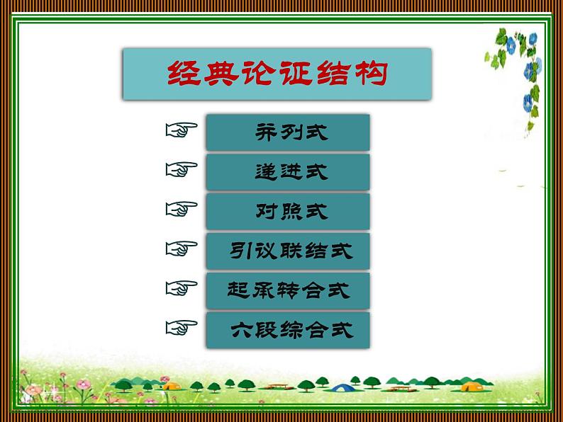 2022届高考语文复习议论文言之有序之六大满分结构课件80张第2页