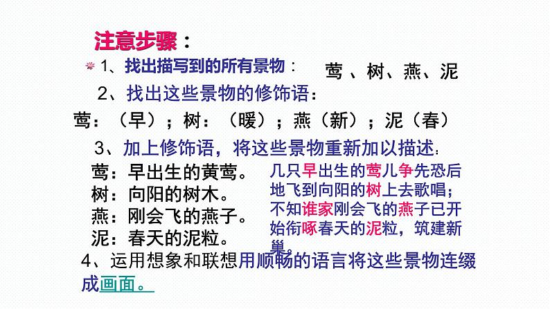 2022届高考语文复习专题诗歌鉴赏画面描绘课件34张第7页