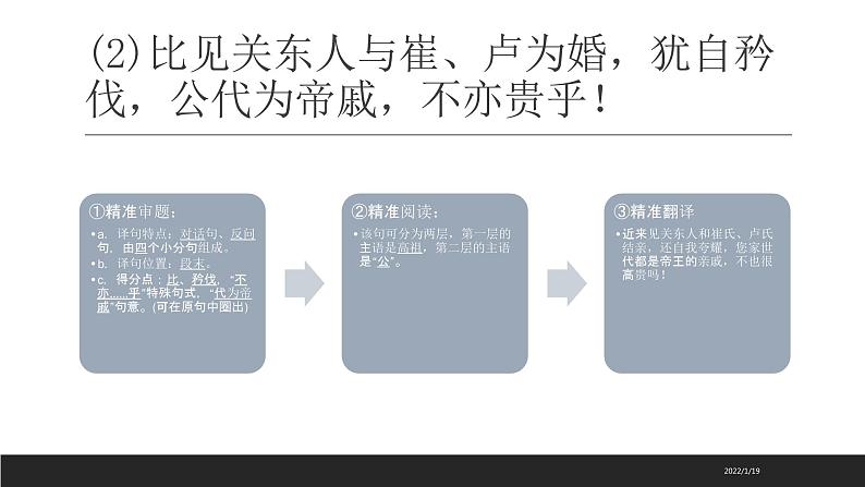 2022届高考语文一轮复习：文言文翻译专项课件（34张PPT）第8页