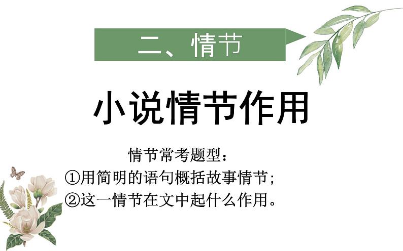 2022届高考语文一轮复习之小说阅读必背答题理论知识课件（25张PPT）第6页