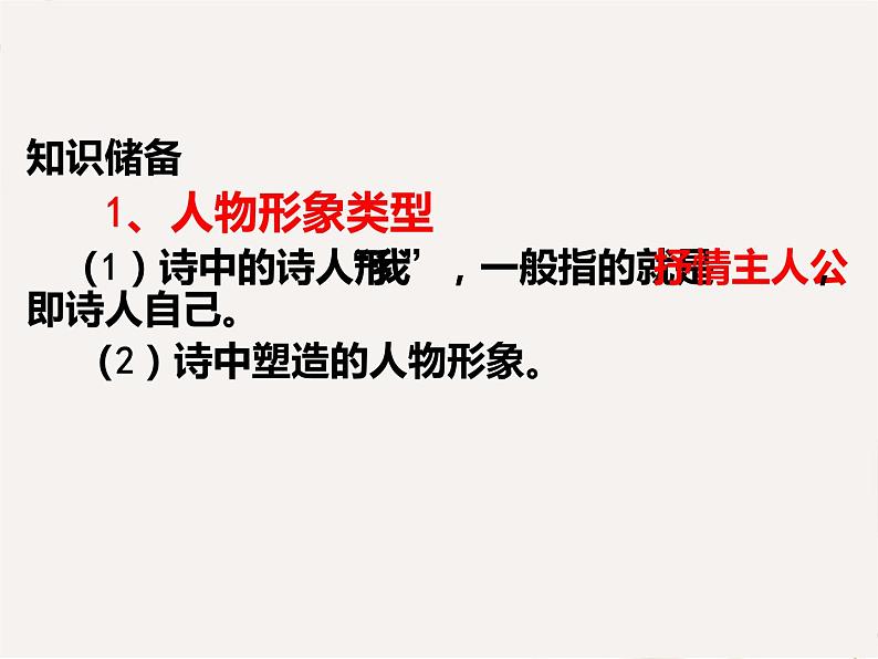 2022届高考专题复习：诗歌鉴赏之人物形象分析课件（16张PPT）第3页