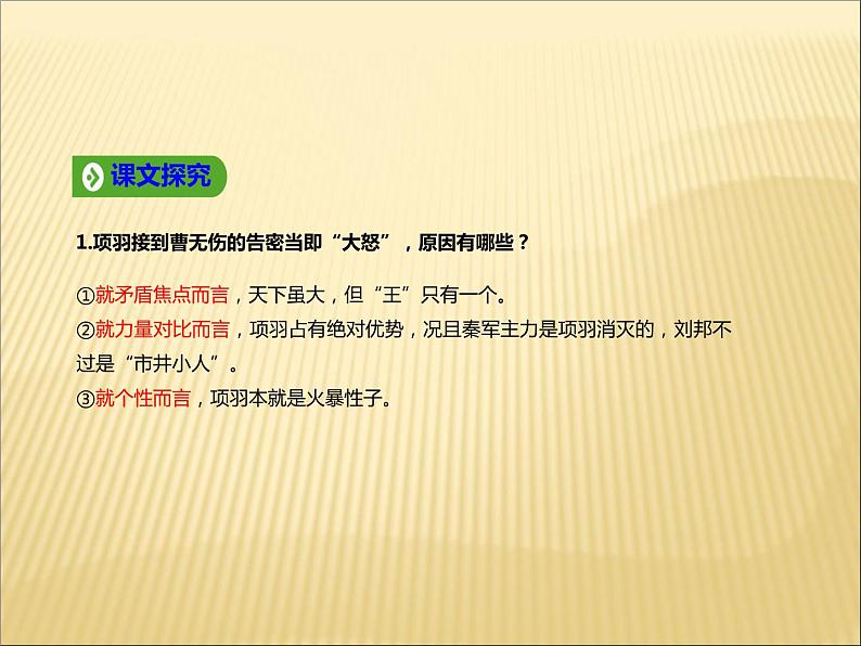 2020-2021学年高中语文 人教部编版 必修下册：3 鸿门宴 课件（共64页）第7页