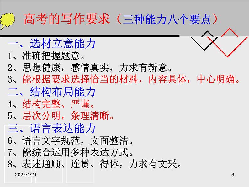 《列提纲，架框架》课件（33张PPT）—2022届高考语文复习议论文写作指导第3页