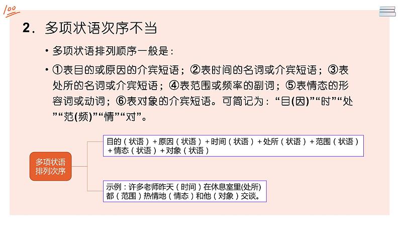 2022届高考一轮专题复习：辨析和修改病句（课时二）课件60张08