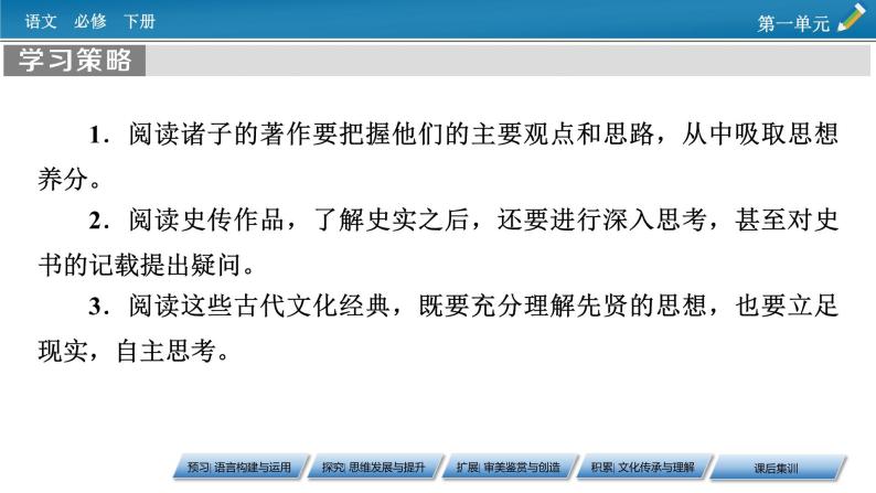 新教材语文必修下册 1　子路、曾皙、冉有、公西华侍坐　 PPT课件+练习06