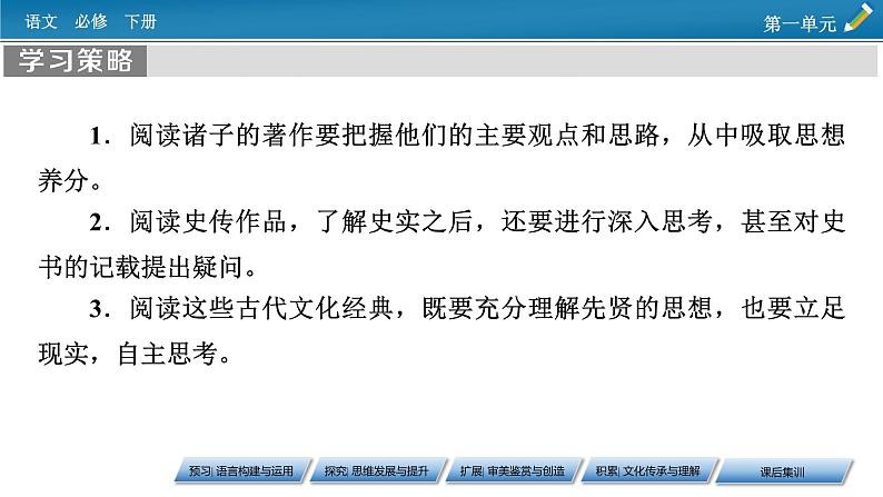 新教材语文必修下册 1　子路、曾皙、冉有、公西华侍坐　 PPT课件+练习06