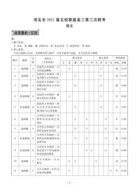 2021届广东省茂名市五校联盟高三下学期5月第三次联考语文试题 PDF版