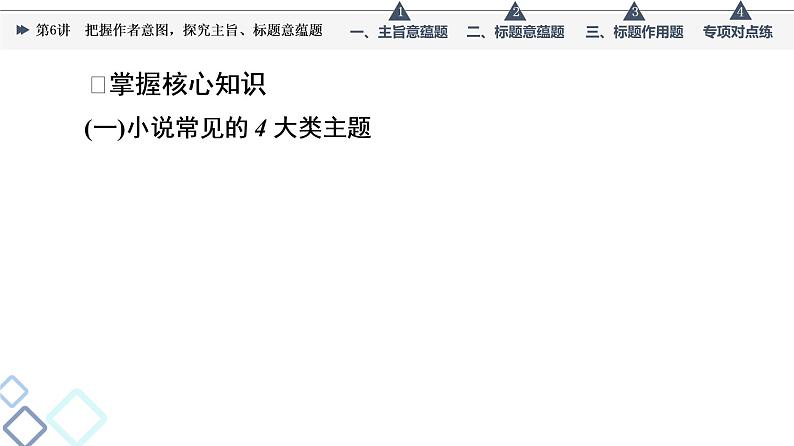 板块2 专题1 考题研析  第6讲　把握作者意图，探究主旨、标题意蕴题课件PPT05