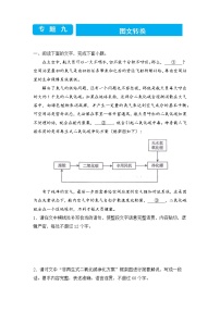 2022届高三二轮专题卷 语文（九）图文转换 学生版