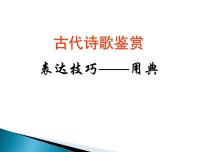 2022届高考专题复习：诗歌鉴赏之用典 课件 29张