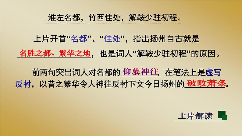 4.2《扬州慢》课件18张2021-2022学年统编版高中语文选择性必修下册第7页