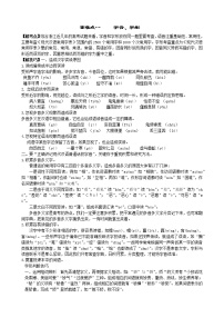 2022年浙江语文高考二轮复习重难点之重难点一+字音、字形学案