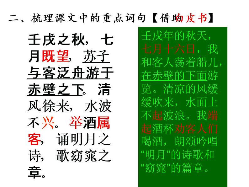 人教版高中语文必修二《赤壁赋》分层课件+教案+练习05
