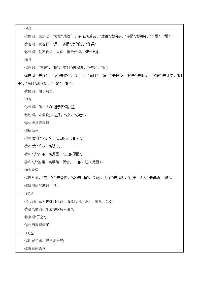 2022届高考二轮专题复习：文言文专项阅读2第3页