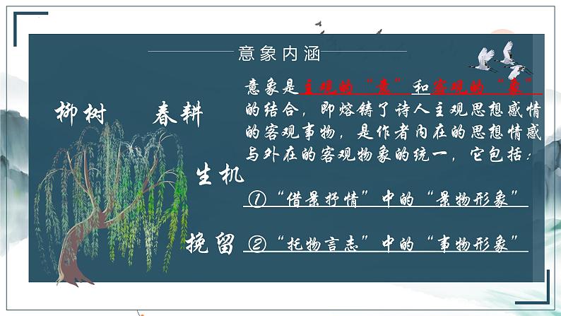 2022届高考语文古诗文阅读之诗歌形象（3）景物形象课件34张第6页